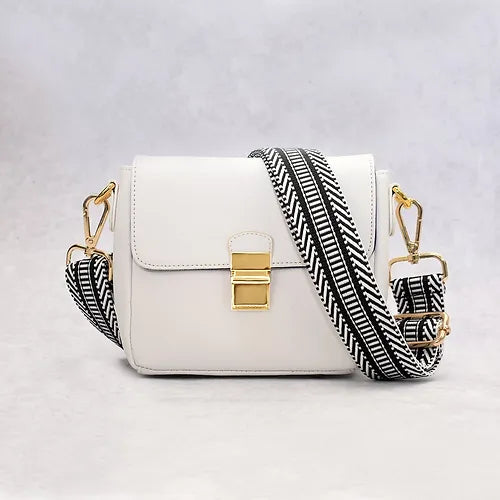 Tiny Leather Handbag -White (Option 2)